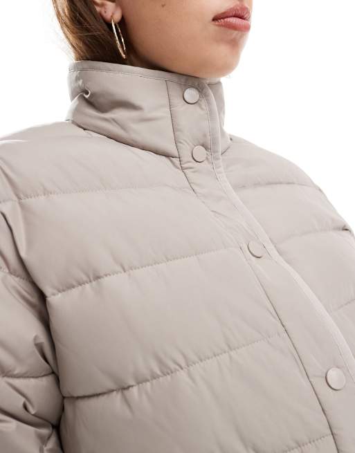 Chaqueta gris guateada plegable de Hollister, 2 de 4