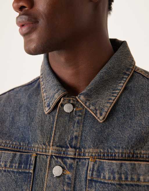 Chaqueta gris lavado de ASOS DESIGN (parte de un conjunto), 3 de 4