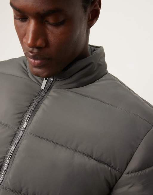 Shacket Noos De Pcsaga – Chaqueta Oversize De Otoño Para Mujer – Gris Oscuro, Talla M