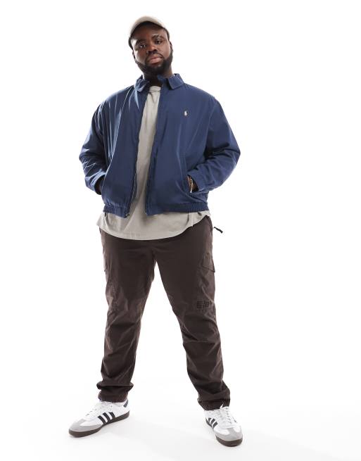 Hh Hombre Chaqueta Ralph Lauren Bi-Swing Azul Marino Hombre Hh