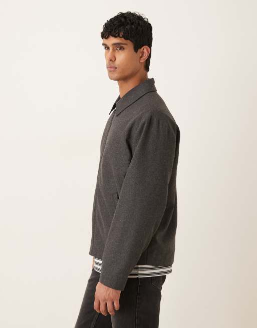 Chaqueta Harrington color carbón de ASOS DESIGN, 3 de 5