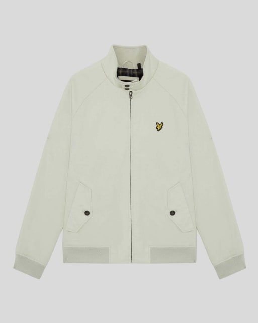 Chaqueta Harrington color trigo y117 de algodón de grosor medio de Lyle & Scott, 1 de 6