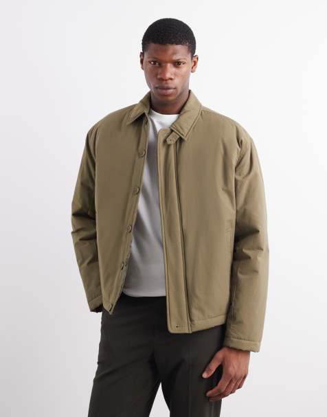 Chaqueta Harrington en caqui de ASOS DESIGN - view 1