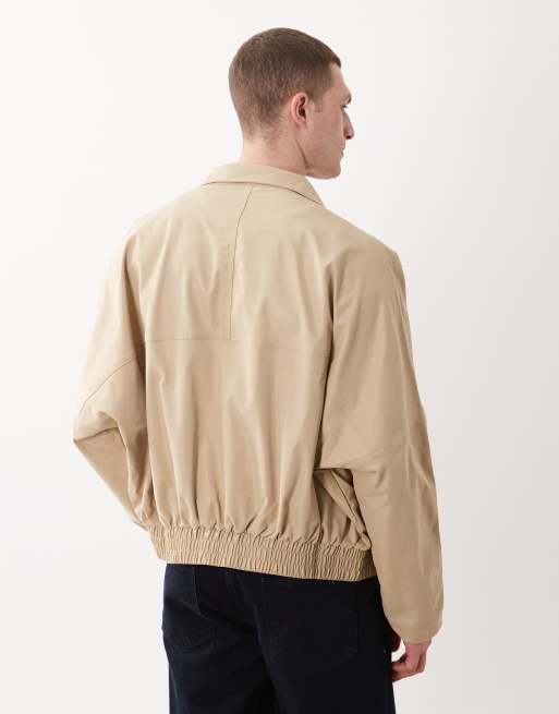 Chaqueta Harrington extragrande con cuello alzado de ASOS DESIGN, 5 de 5