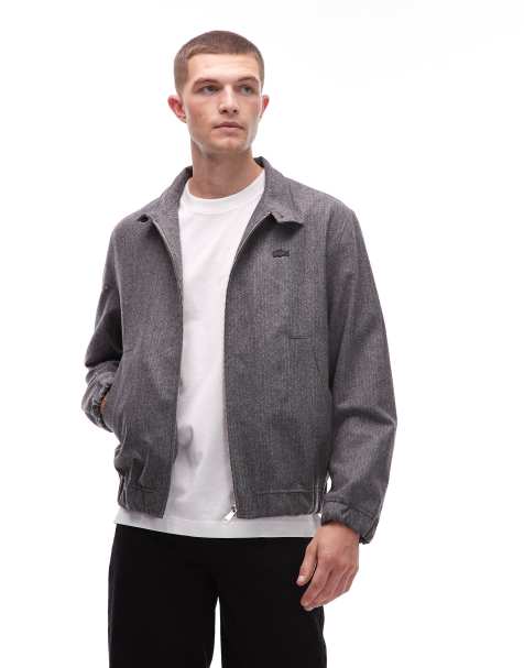 Chaqueta Harrington gris de Lacoste - view 1
