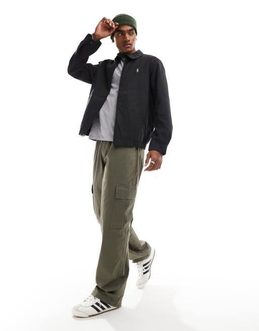 Chaqueta Harrington negra de Polo Ralph Lauren, 2 de 4