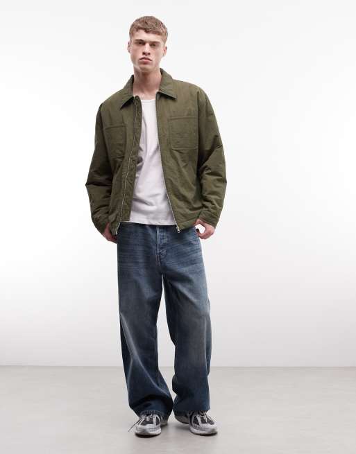Chaqueta Harrington verde de ASOS DESIGN, 2 de 5