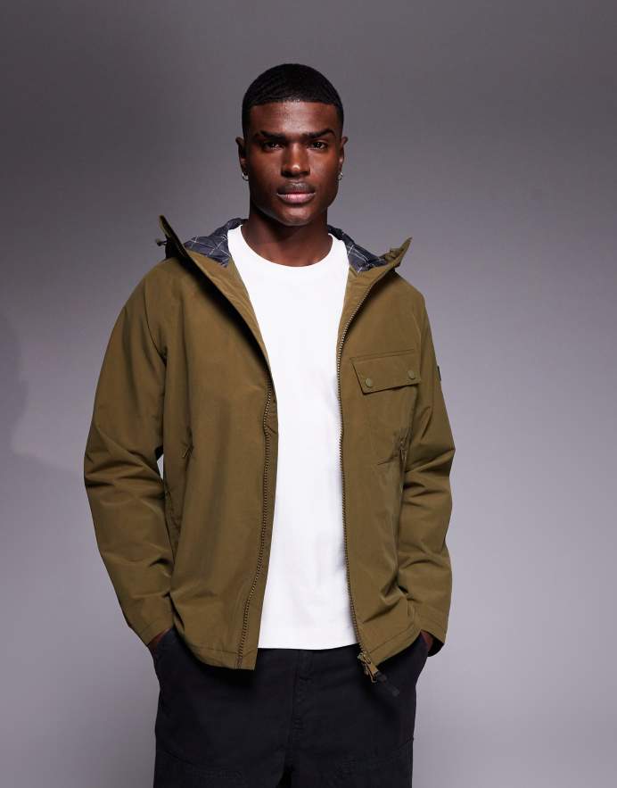 Barbour International Chaqueta impermeable verde salvia claro Mispen de