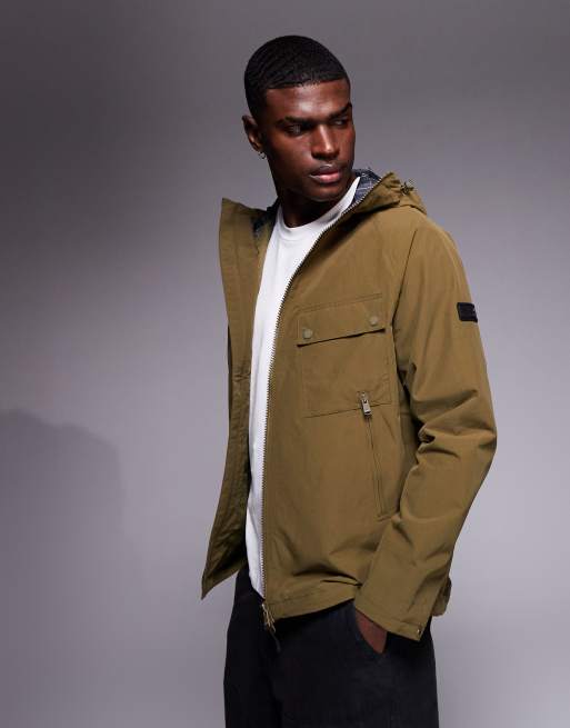 Chaqueta impermeable verde salvia claro Mispen de Barbour International, 4 de 5