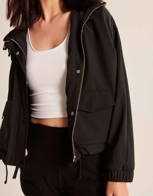 Chaqueta ligera negra de Abercrombie & Fitch, 3 de 4