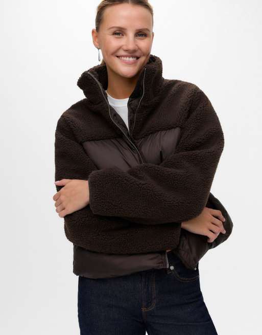 Chaqueta marrón chocolate de Vero Moda, 3 de 5