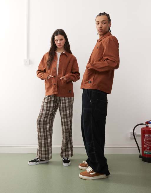 Chaqueta marrón de lona Drill Chore de Vans ASOS