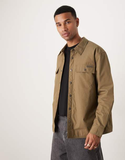 Chaqueta marrón estilo camisa holgada de manga larga de Calvin Klein Jeans - view 1