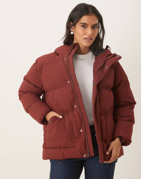 Chaqueta marrón medio acolchada con capucha Eagleville de Dickies - view 1