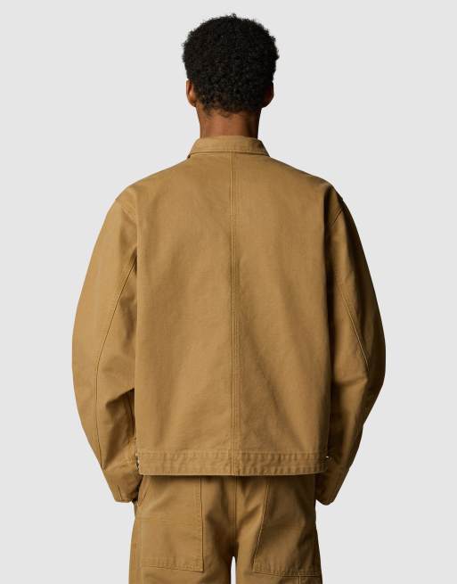 Chaqueta marrón utilitario de estilo worker de lona Cedar de The North Face, 2 de 4