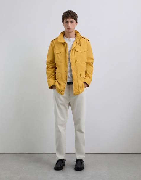 Chaqueta militar amarillo mostaza Forest de Scalpers - view 1