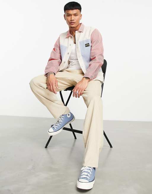 Chaqueta multicolor de corte cuadrado de Stan Ray