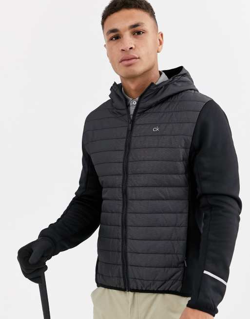 Chaqueta negra con capucha exclusiva en ASOS de Calvin Klein Golf |