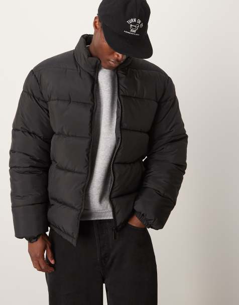 Chaqueta negra acolchada de New Look - view 1