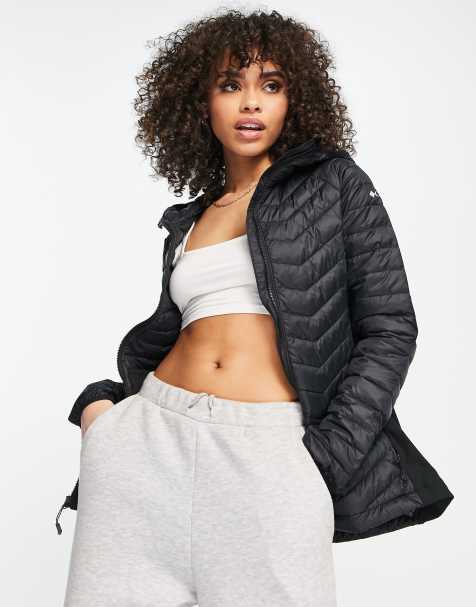 Chaqueta negra con capucha Powder Pass de Columbia - view 1