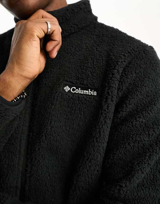Chaqueta negra con cremallera de borreguito Rugged Ridge III de Columbia, 2 de 4