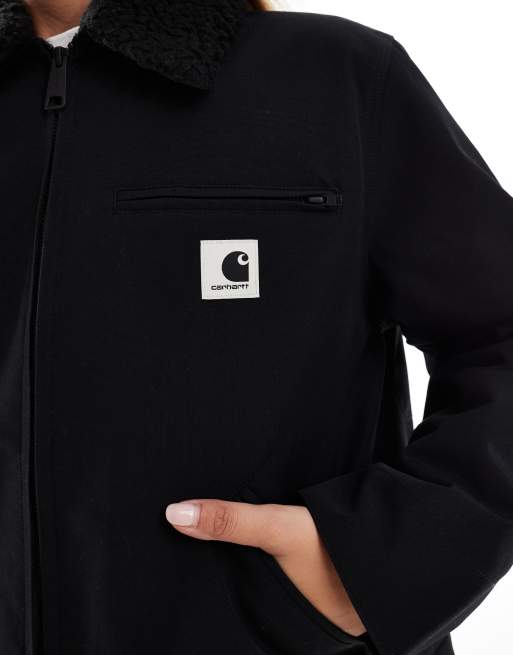 Chaqueta negra con cremallera Newkirk de Carhartt WIP, 2 de 4
