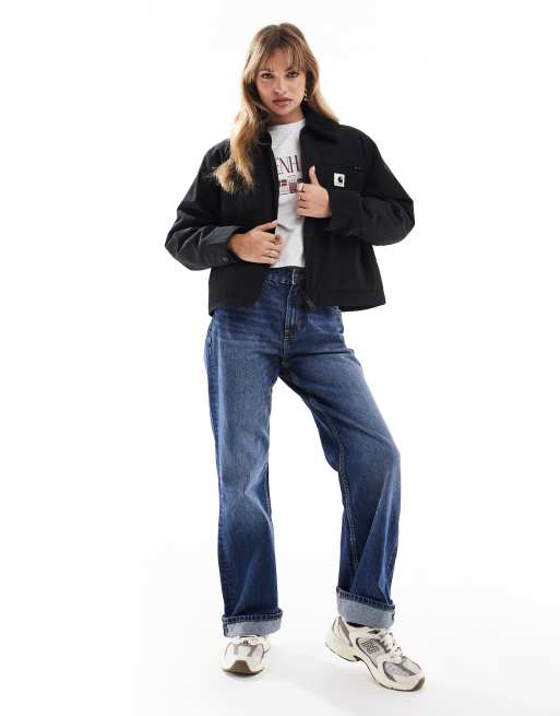 Chaqueta negra con cremallera Newkirk de Carhartt WIP, 4 de 4