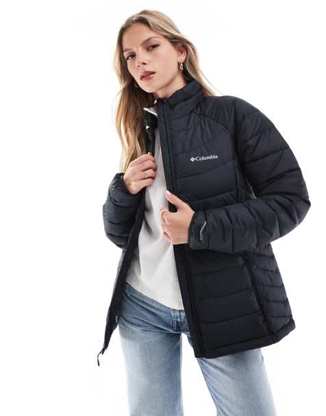 Chaqueta negra con cremallera Powder Lite II de Columbia - view 1