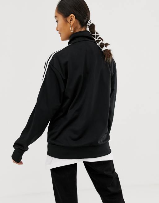 Chaqueta de chándal negra firebird de adidas Originals, ASOS