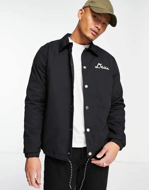 Chaqueta negra de entrenador Fortitude de Deus Ex Machina, 3 de 4