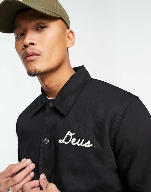 Chaqueta negra de entrenador Fortitude de Deus Ex Machina, 4 de 4