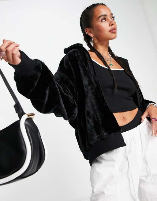 Chaqueta negra de piel sintética Laken de UGG