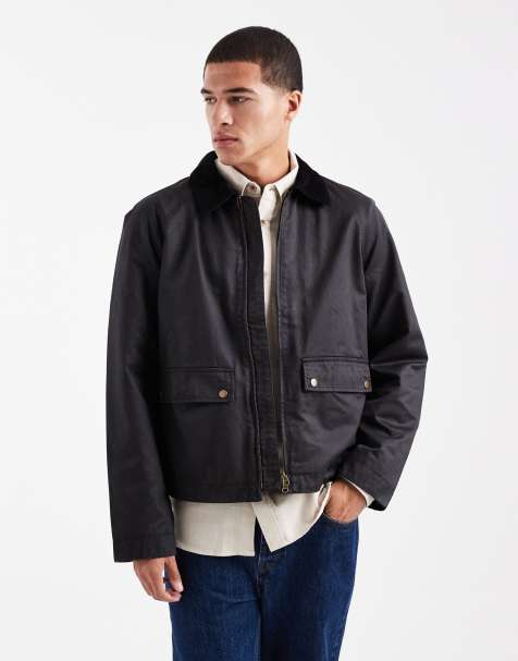 Chaqueta negra encerada de Jack & Jones - view 1