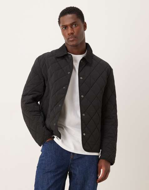 Chaqueta negra guateada de Mango - view 1