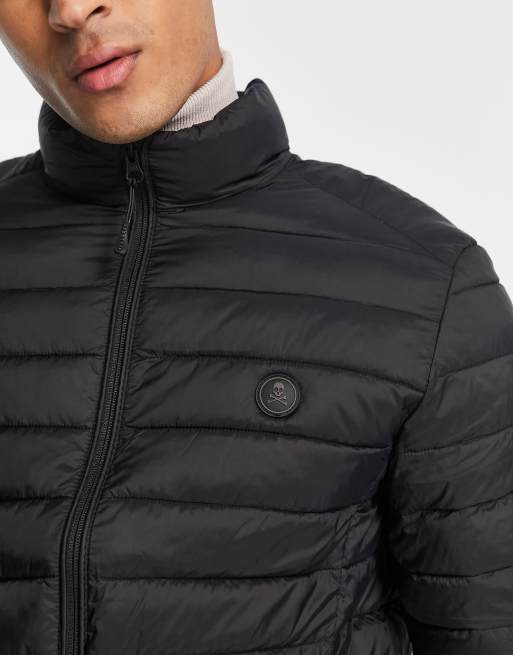 Chaqueta negra guateada Gstaad Scalpers | ASOS