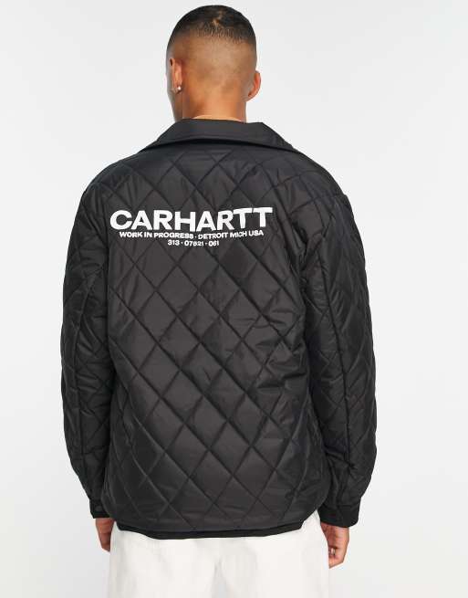 Cazadora Hombre Carhartt WIP Hooded Coach Negra