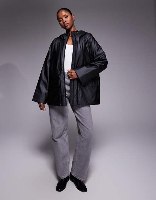 Chaqueta negra impermeable Jourdaine de Barbour International, 3 de 4