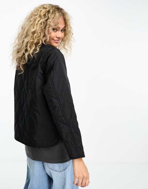 Chaqueta negra ligera guateada Skyler de Carhartt WIP, 2 de 4