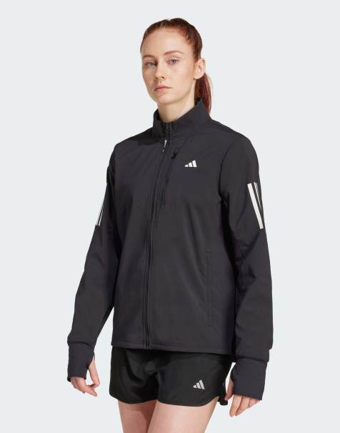 Chaqueta negra Own the Run Winterized de adidas performance - view 1