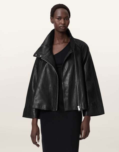Chaqueta negra Rhodes de AllSaints - view 1