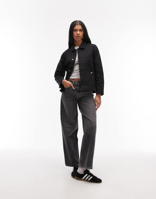 Chaqueta negra sin forro de lona Chore de Dickies, 3 de 4