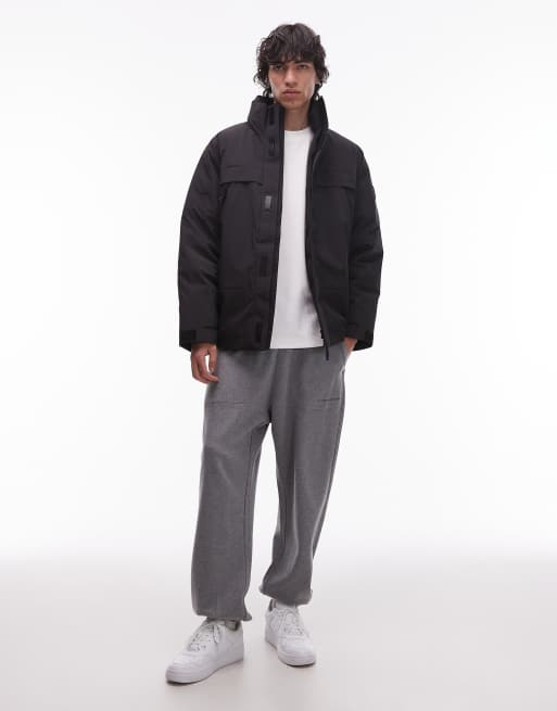 Chaqueta negra técnica con capucha de Tommy Hilfiger, 2 de 5