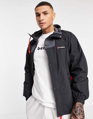 Berghaus U Windbreaker jacket in black - ASOS Price Checker