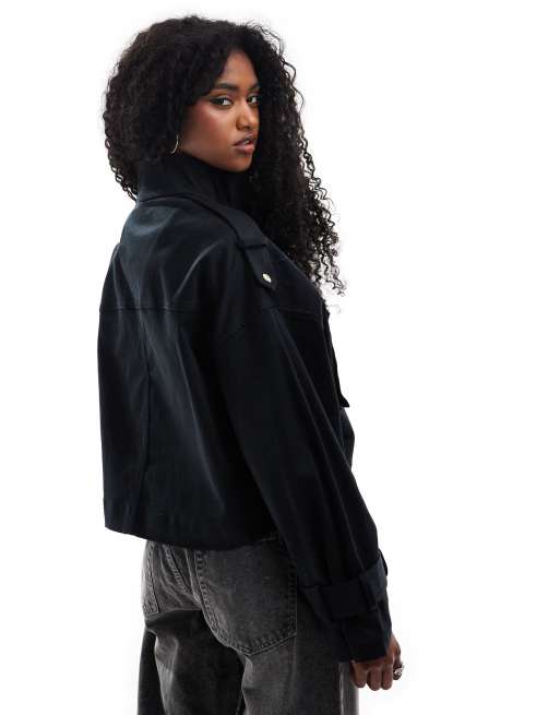 Chaqueta negra utilitaria Electra de Barbour International, 4 de 4