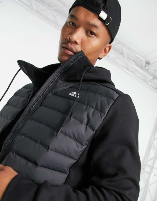 Chaqueta negra Varilite Hybrid de adidas Outdoors, 2 de 4
