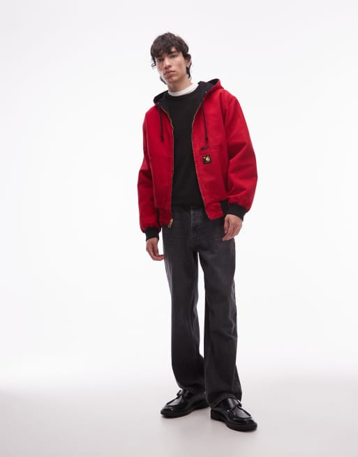 Chaqueta negra y roja reversible OG Active 50th Anniversary Edition de Carhartt WIP, 2 de 5