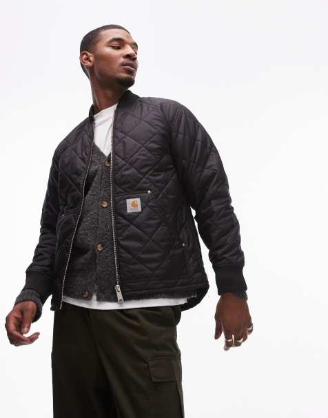 Chaqueta negro guateada con forro Myton de Carhartt WIP - view 1