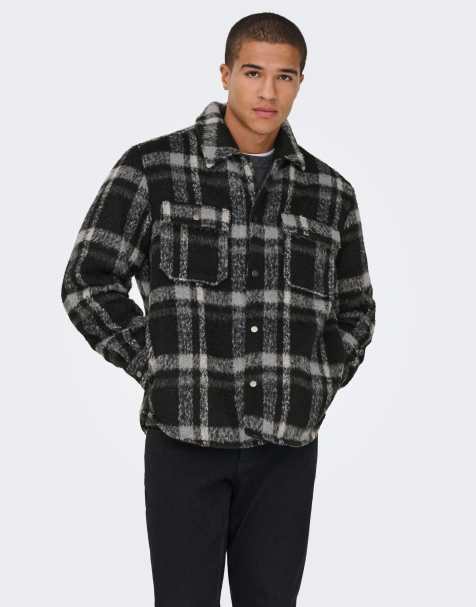 Chaqueta negro sombra de ONLY & SONS - view 1