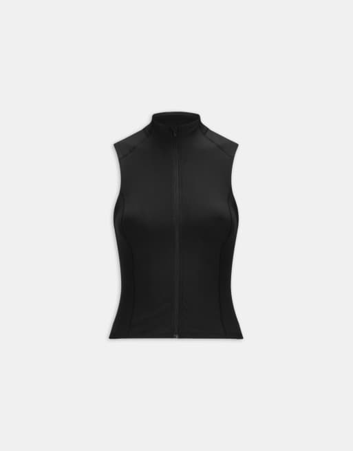 Chaqueta negro sombra sin mangas con cremallera Skinluxe de TALA, 3 de 3
