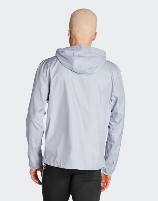 Chaqueta plateada Own The Run de adidas Running, 4 de 4